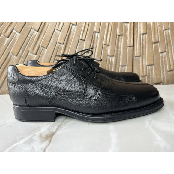Studio Belvedere Bay Bridge Mens Black Oxford Casual Shoes 9.5 EEE Extra Wide main image 5
